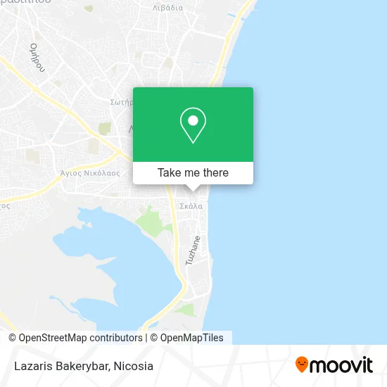Lazaris Bakerybar map