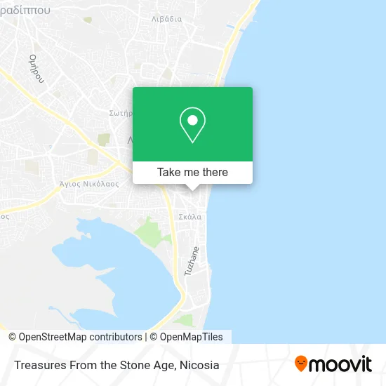 Treasures From the Stone Age map