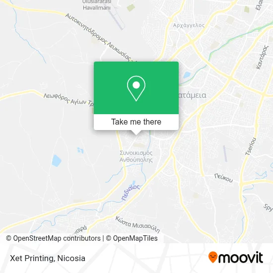 Xet Printing map