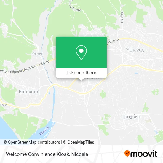 Welcome Convinience Kiosk map