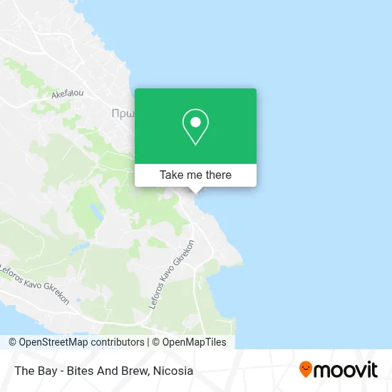 The Bay - Bites And Brew map