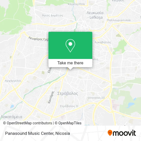 Panasound Music Center map