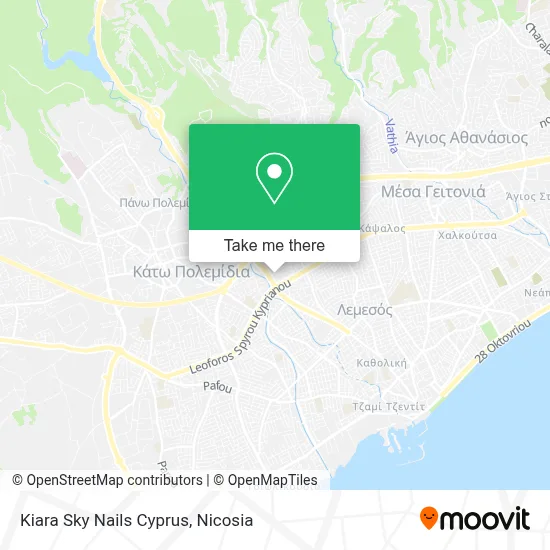 Kiara Sky Nails Cyprus map
