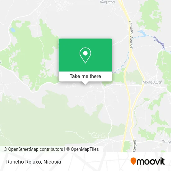 Rancho Relaxo map