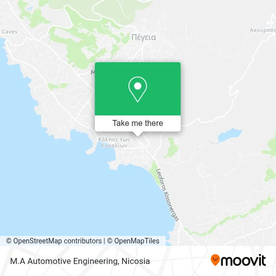 M.A Automotive Engineering map