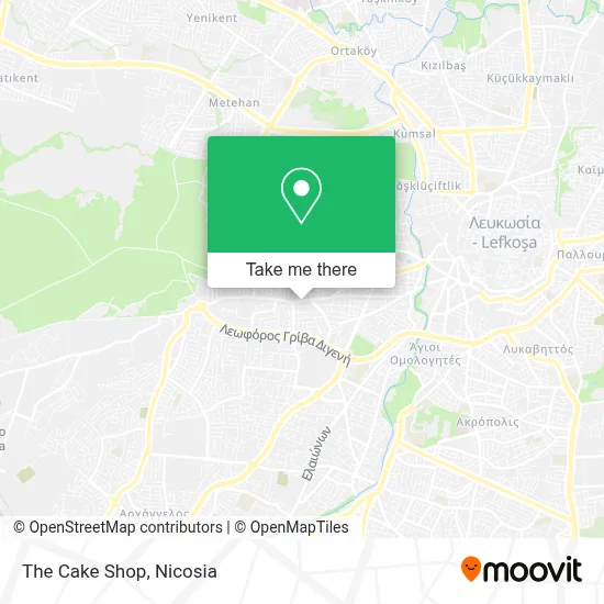 The Cake Shop map