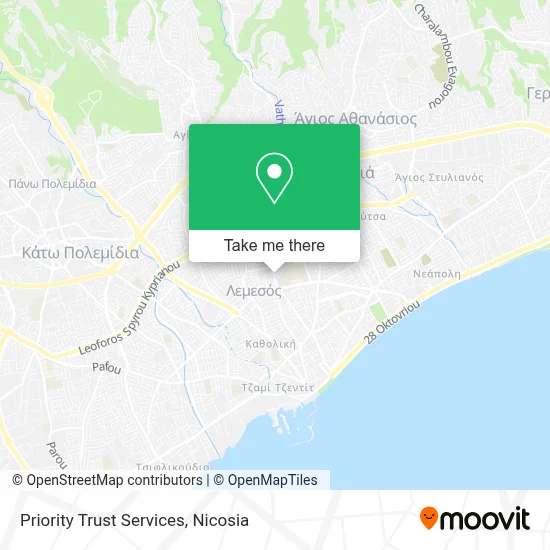 Priority Trust Services map