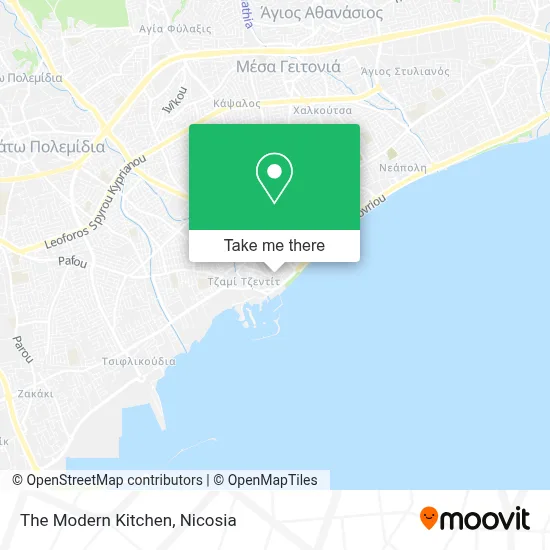 The Modern Kitchen map