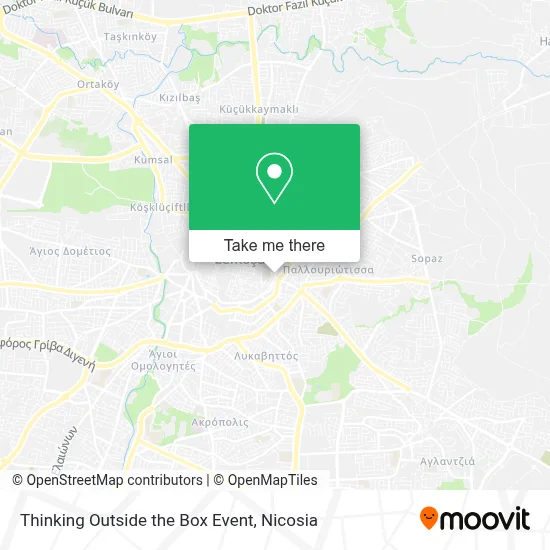 Thinking Outside the Box Event map