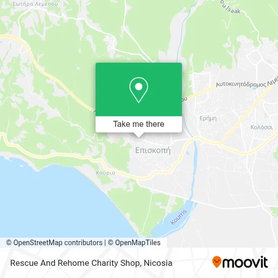 Rescue And Rehome Charity Shop map