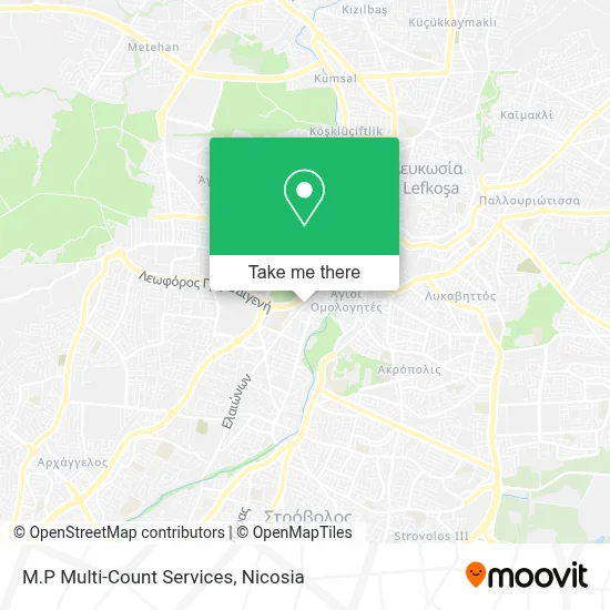 M.P Multi-Count Services map