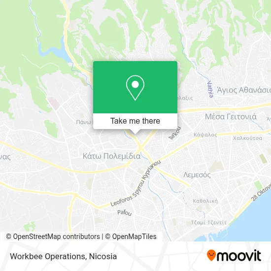 Workbee Operations map