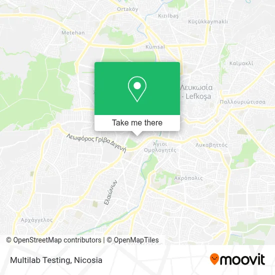 Multilab Testing map