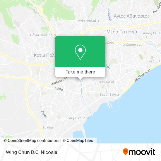 Wing Chun D.C map