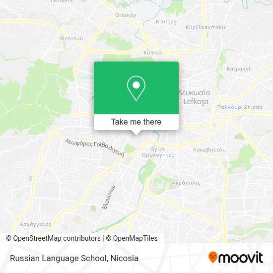 Russian Language School map