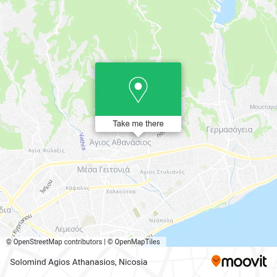 Solomind Agios Athanasios map