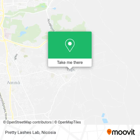 Pretty Lashes Lab map