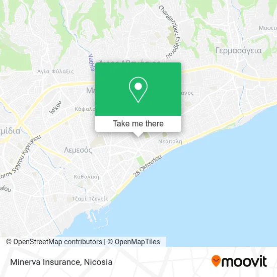 Minerva Insurance map