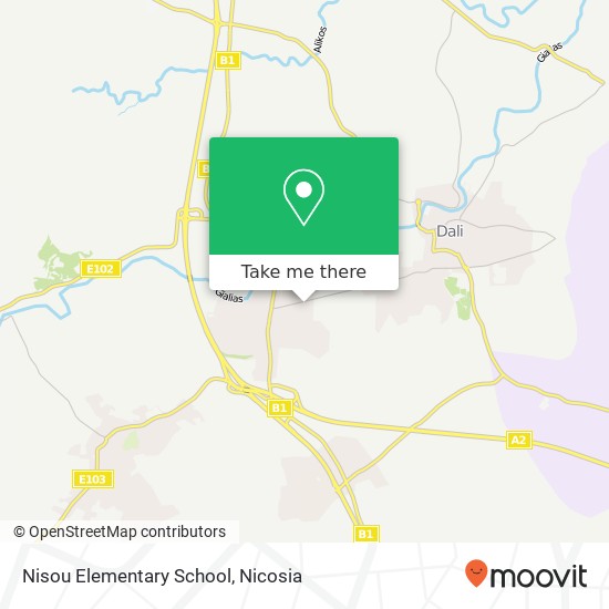 Nisou Elementary School map