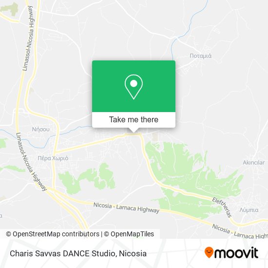 Charis Savvas DANCE Studio map