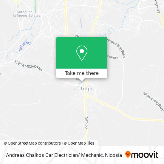 Andreas Chalkos Car Electrician/ Mechanic map