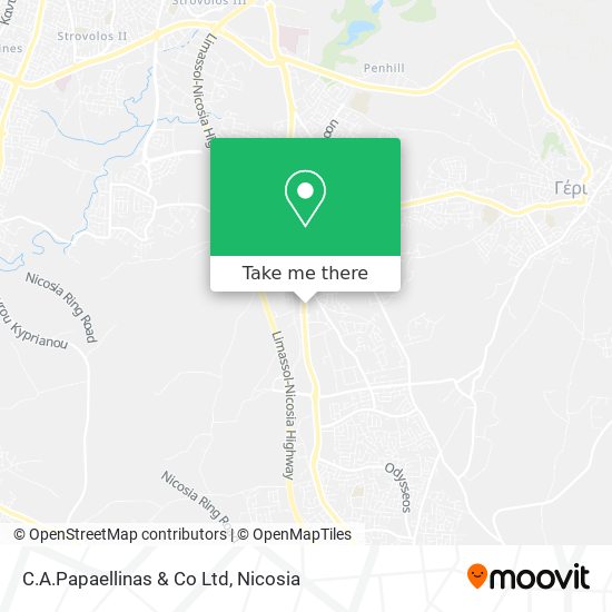 C.A.Papaellinas & Co Ltd map