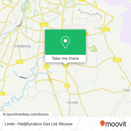 Linde - Hadjikyriakos Gas Ltd map