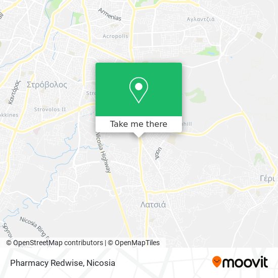 Pharmacy Redwise map