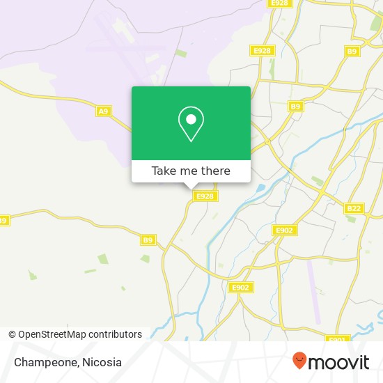 Champeone map