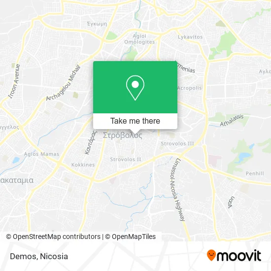 Demos map