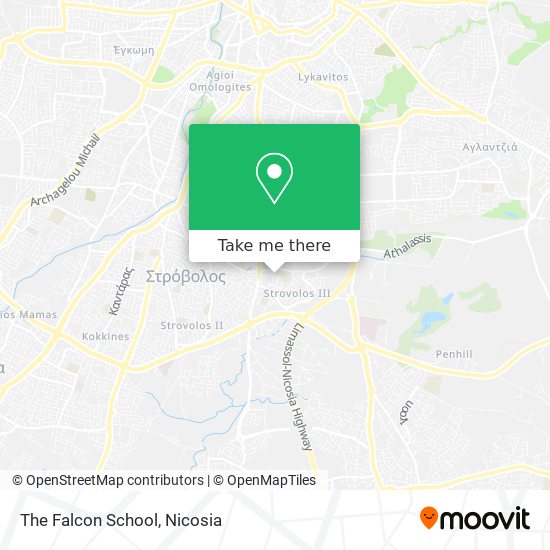 The Falcon School map