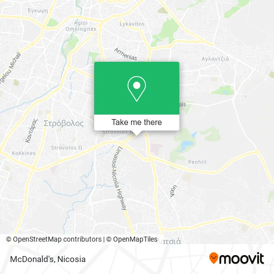 McDonald's map