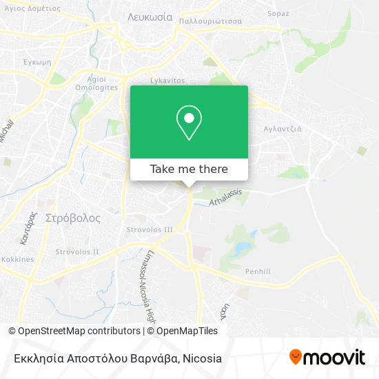 Εκκλησία Αποστόλου Βαρνάβα map