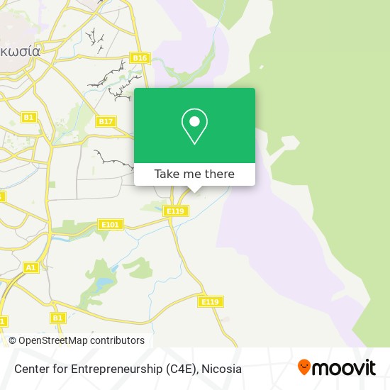 Center for Entrepreneurship (C4E) map