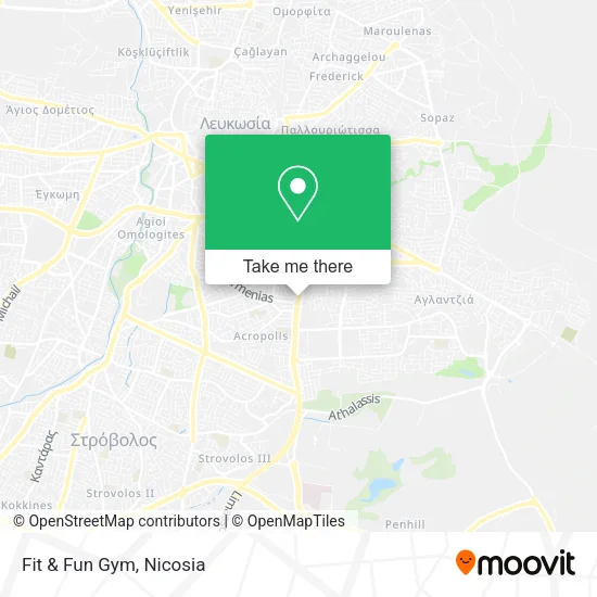 Fit & Fun Gym map