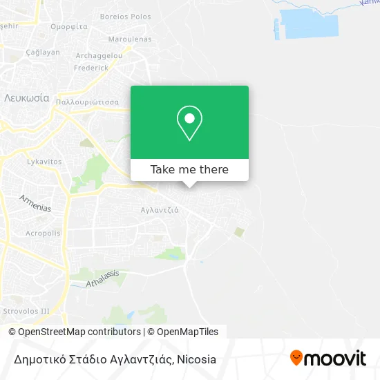 Δημοτικό Στάδιο Αγλαντζιάς map