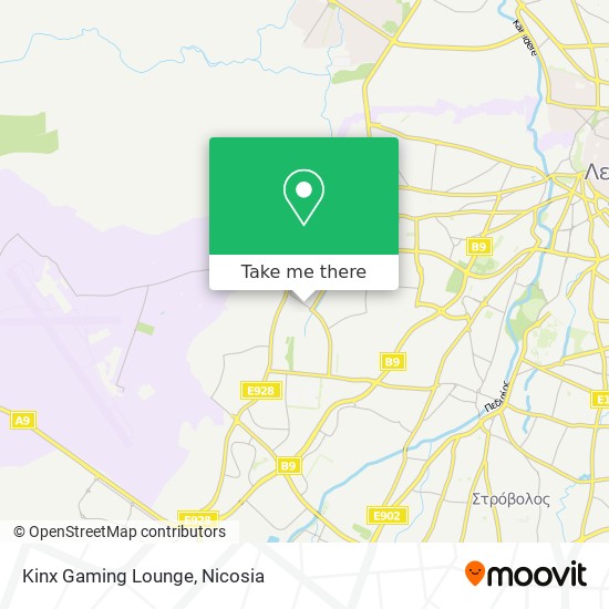 Kinx Gaming Lounge map