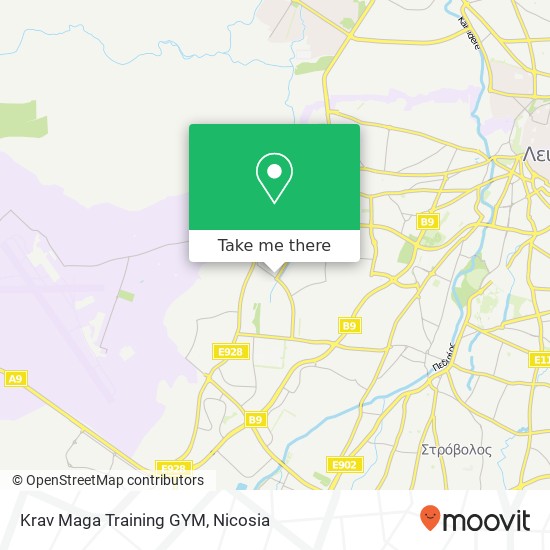 Krav Maga Training GYM map