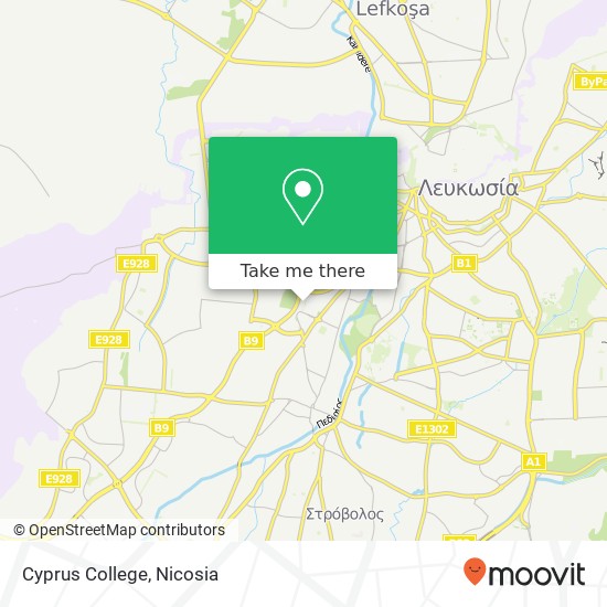 Cyprus College map