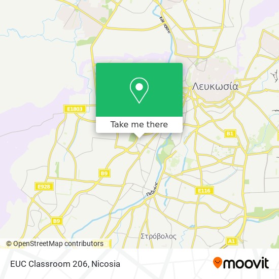 EUC Classroom 206 map