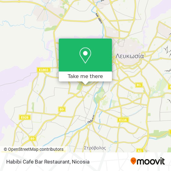Habibi Cafe Bar Restaurant map