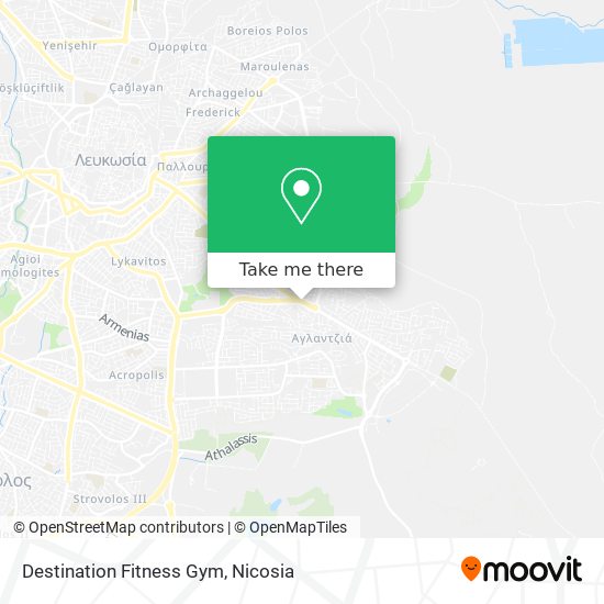 Destination Fitness Gym map