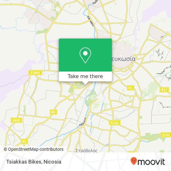 Tsiakkas Bikes map