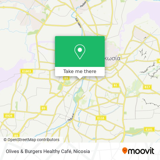 Olives & Burgers Healthy Café map