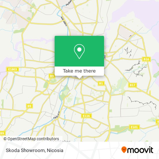 Skoda Showroom map