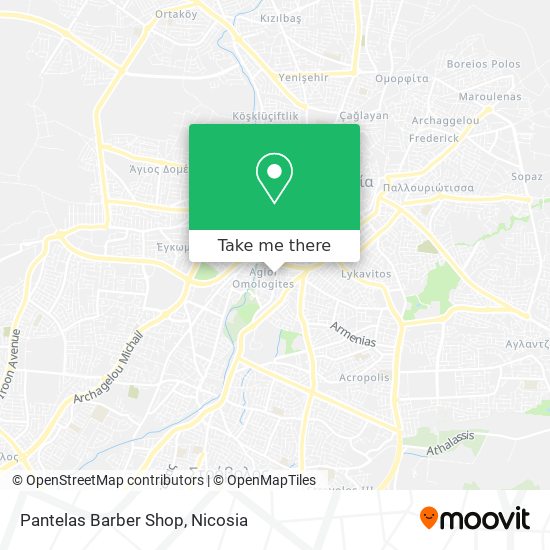 Pantelas Barber Shop map