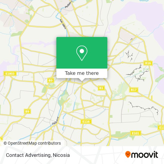 Contact Advertising map