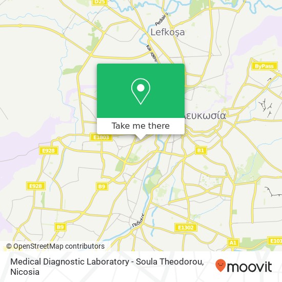 Medical Diagnostic Laboratory - Soula Theodorou map