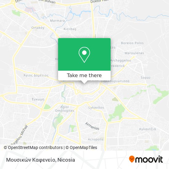 Μουσικών Καφενείο map