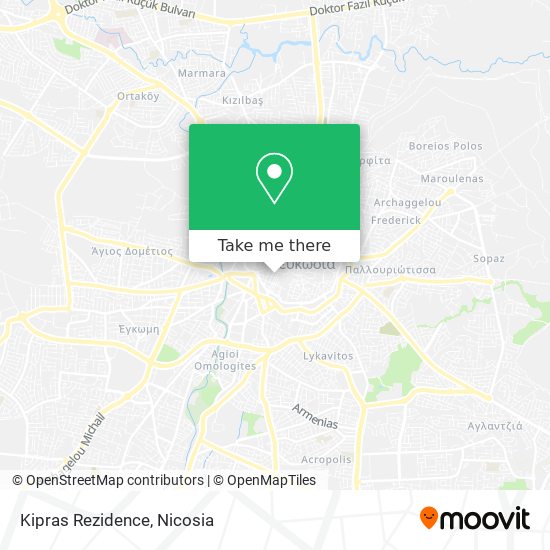 Kipras Rezidence map